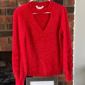 Red sweater